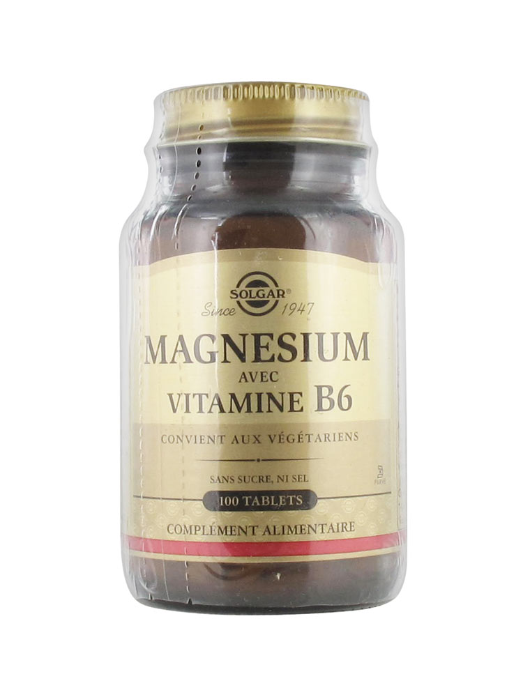 Solgar Magnesium with Vitamin B6 100 Tablets Buy at Low Price Here