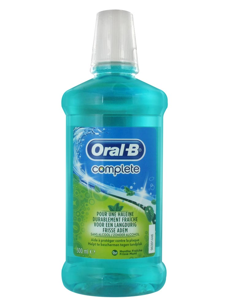 Oral-B Complete Fresh Breath Mouthwash 500ml