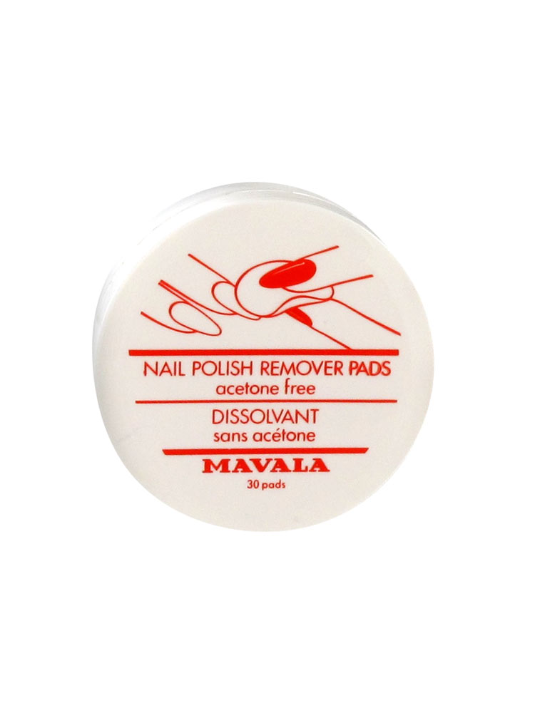 Mavala Nail Polish Remover Acetone Free 30 Pads
