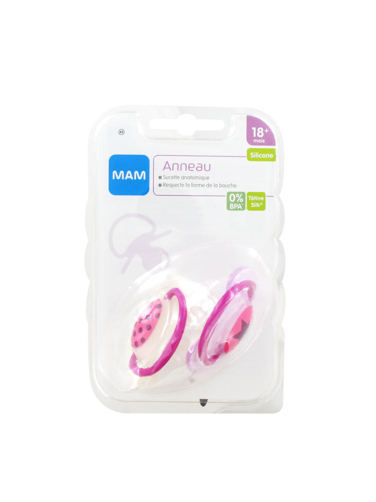 MAM Anneau 2 Silicone Anatomic Dummies 18 Months and More