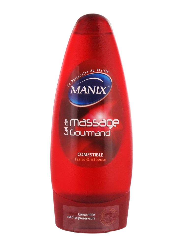 Manix Delicious Massage Gel Creamy Srawberry