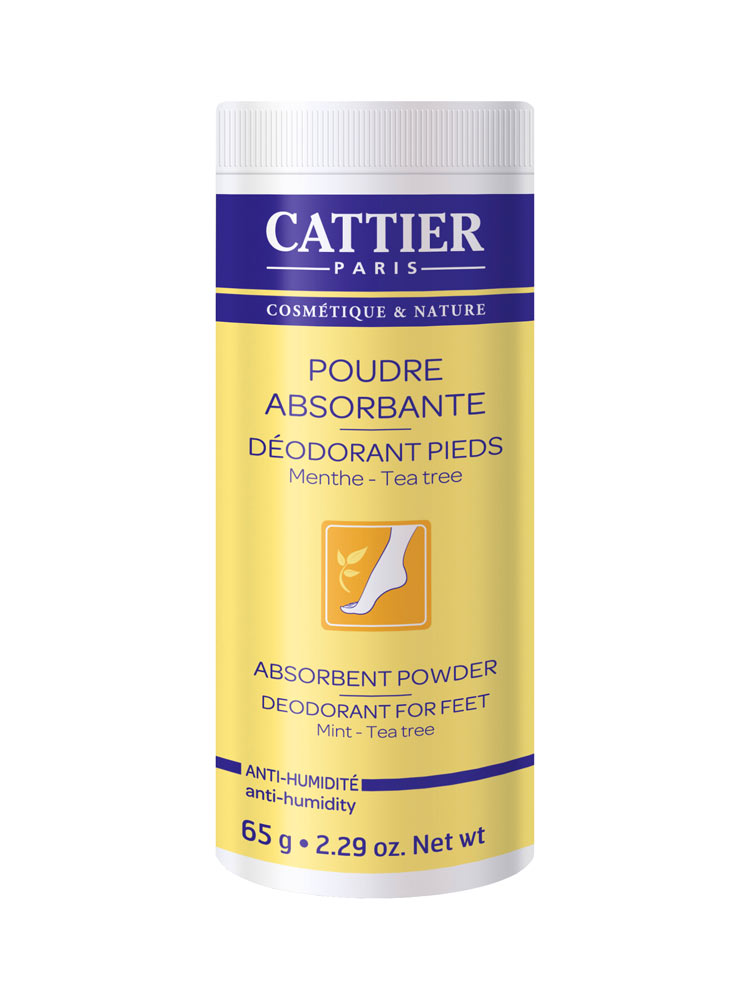 Cattier Absorbent Powder Deodorant For Feet 65g