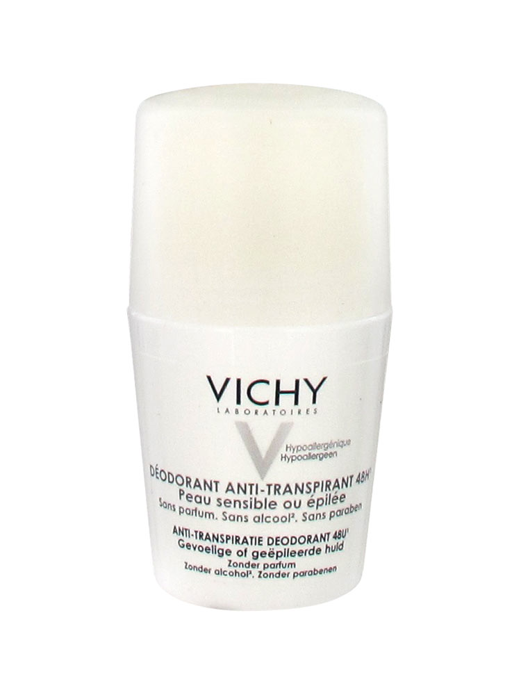 Vichy 48h Anti Perspirant Deodorant Sensitive Skin Roll On 50ml 0980