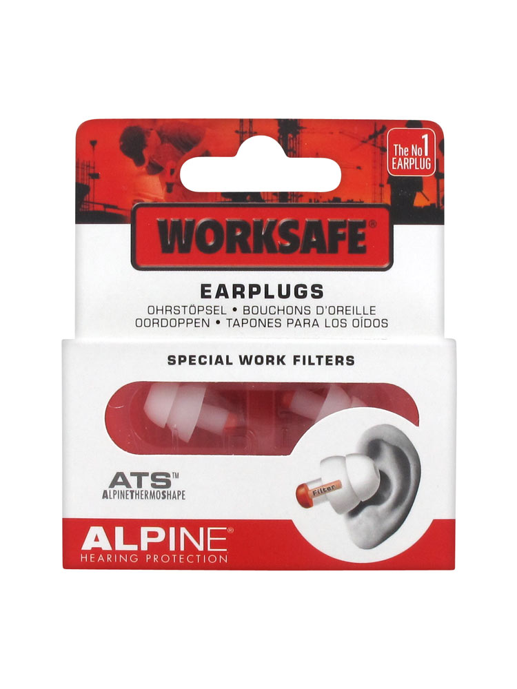 Alpine Hearing Protection Worksafe Earplugs