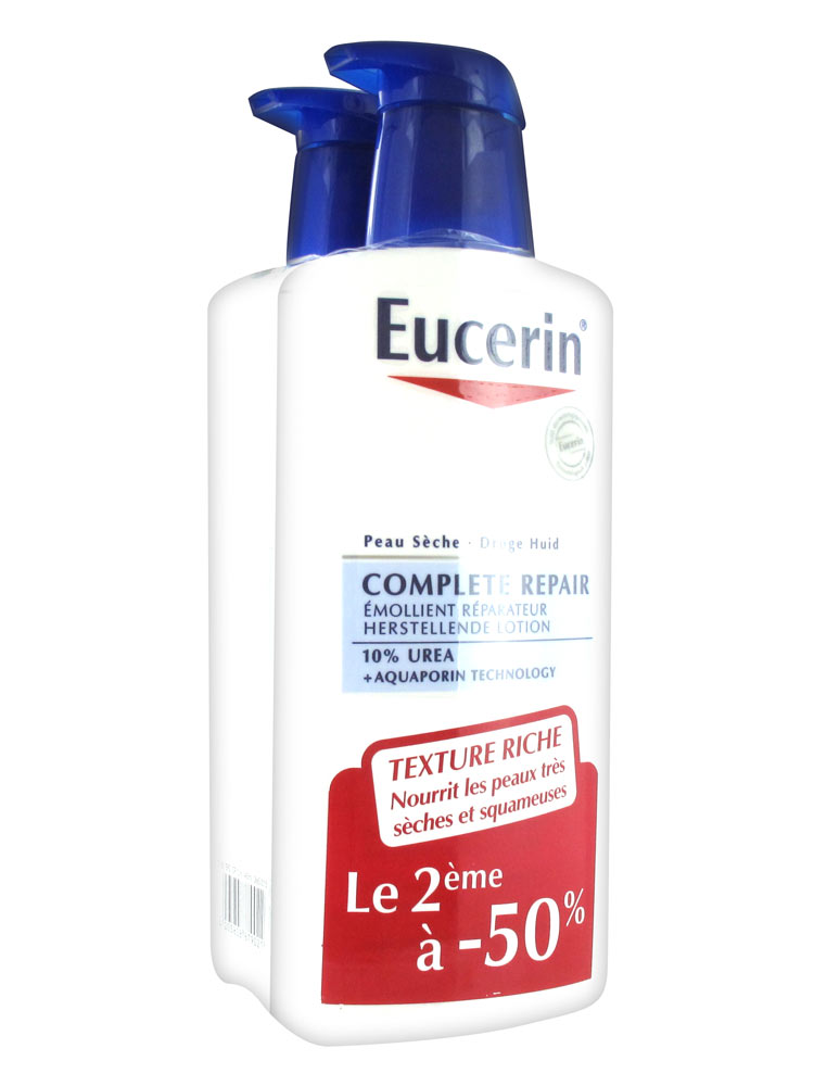 Eucerin Complete Repair Emollient Lotion 10 Urea 2 x 400ml