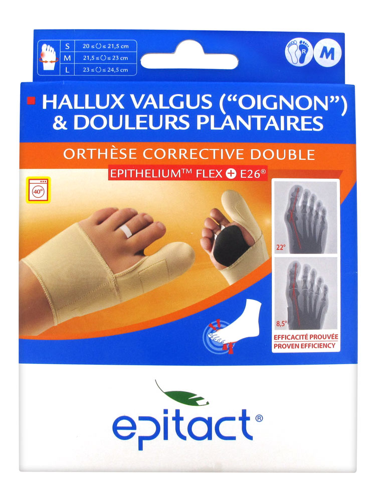 Epitact Hallux Valgus Bunion & Plantar Pain Double Corrective Orthesis