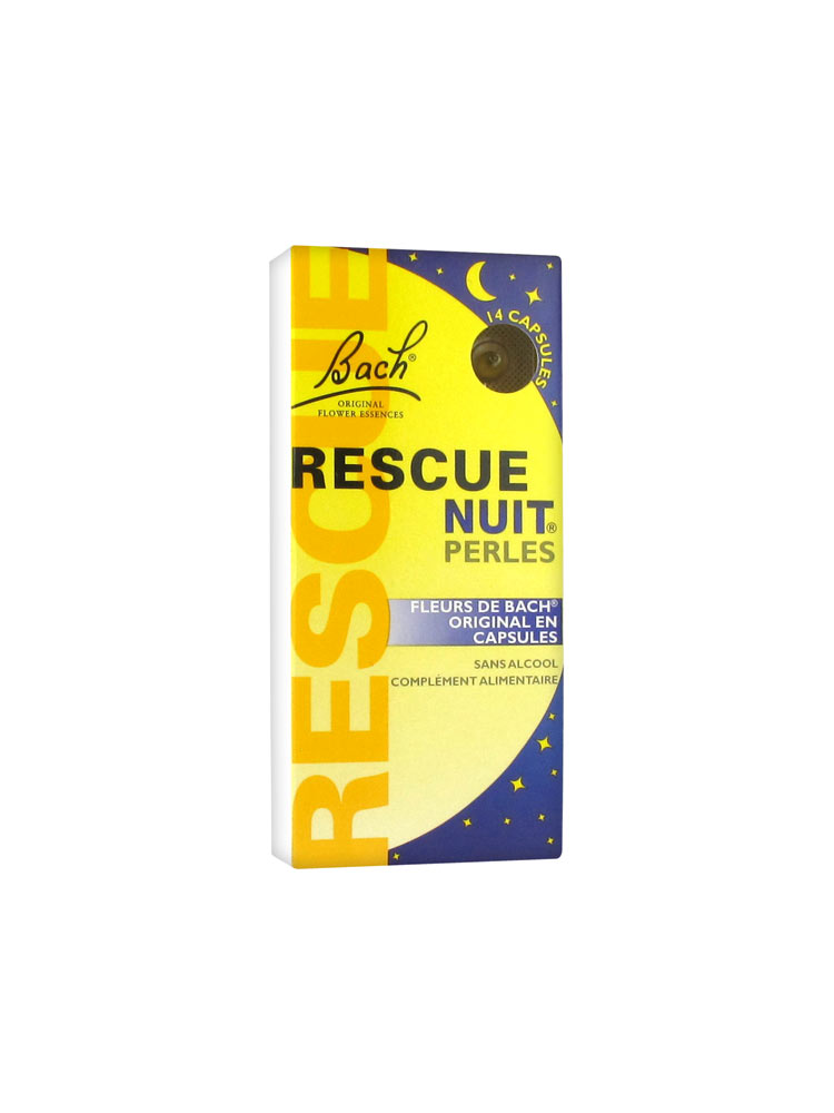 Bach Rescue Nuit Perles 14 Capsules - Acheter à Prix Bas Ici