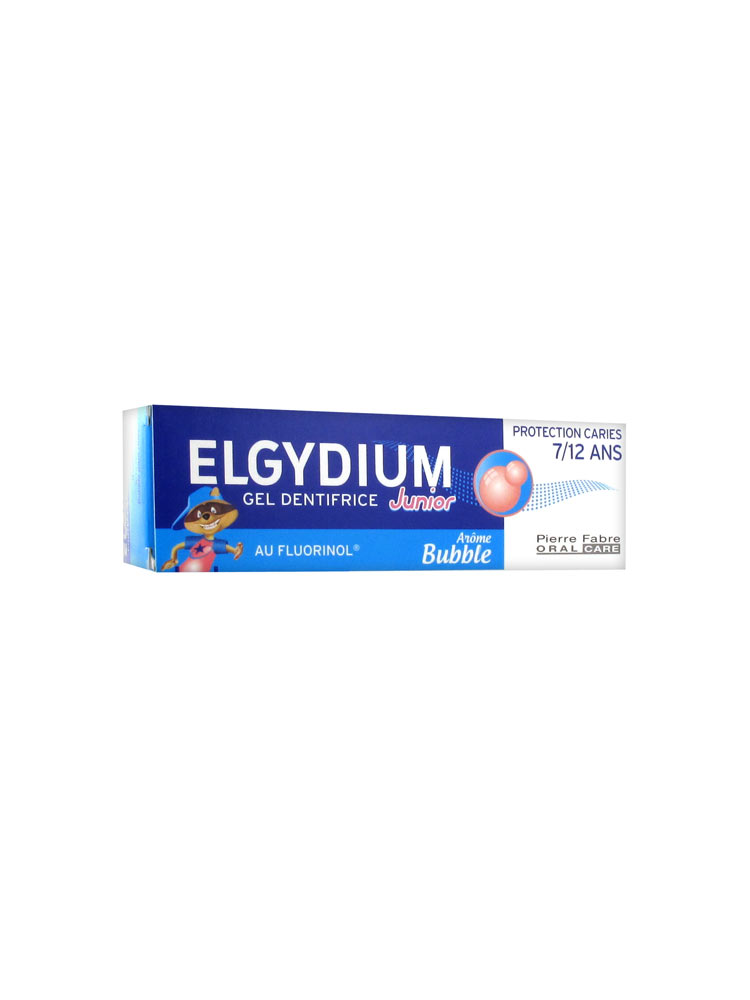 Elgydium Toothpaste Gel Junior Decay Protection 7/12 Years Old Bubble