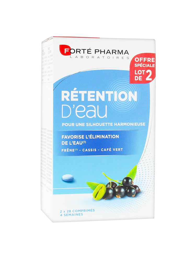 Forté Pharma Minceur Rétention d'Eau 45+ Lot de 2 x 28 Forté Pharma Minceur Rétention d'Eau 45+ Lot de 2 x 28