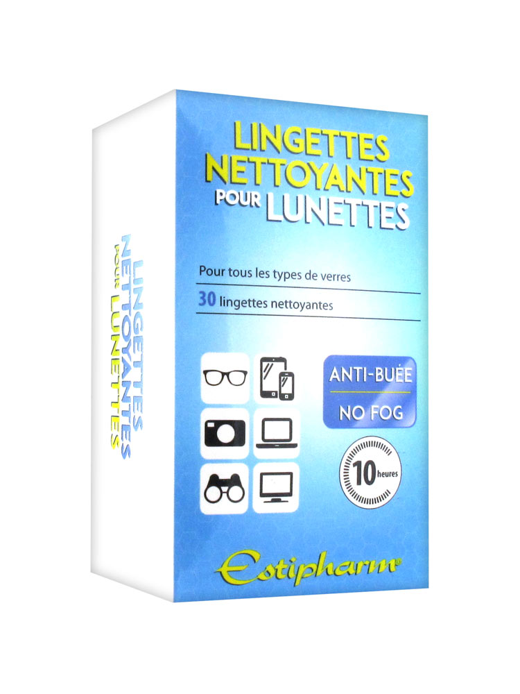 Estipharm Lingettes Nettoyantes pour 30 Lingettes Prix bas ici
