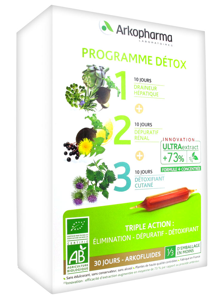 Arkopharma Arkofluides Programme Détox Triple Action