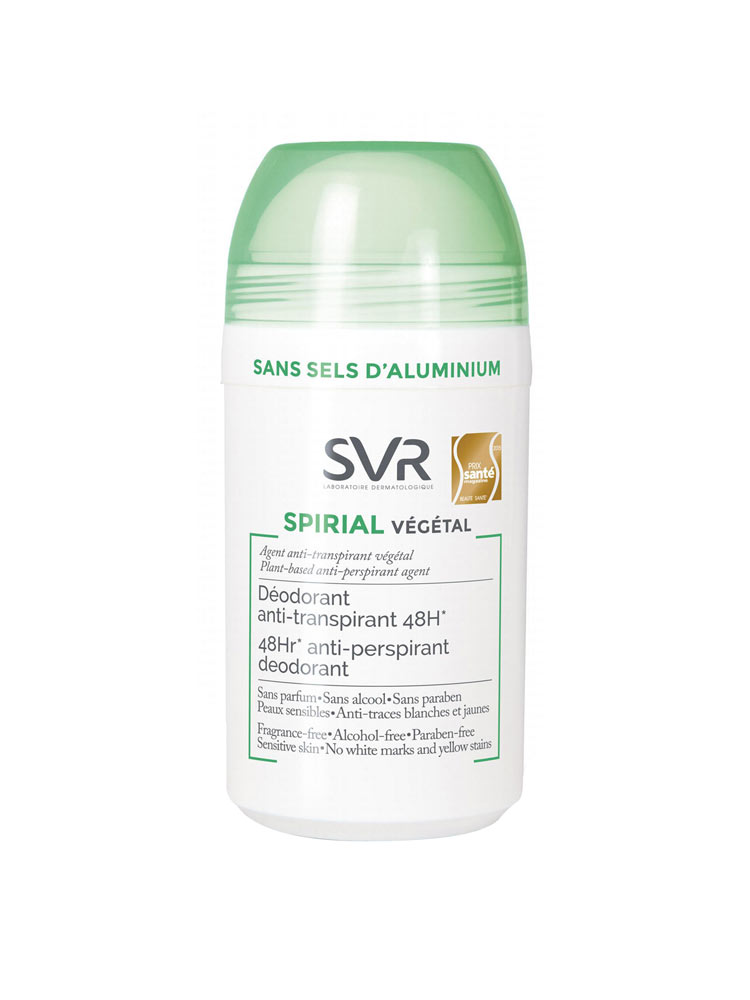 SVR Spirial Natural Deodorant AntiPerspirant Rollon 50ml