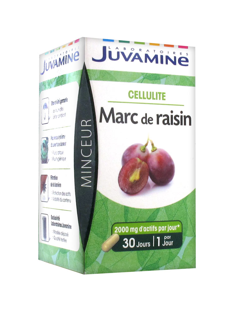 Juvamine Cellulite Marc de Raisin 30 Gélules Acheter à prix bas ici Juvamine Cellulite Marc de Raisin 30 Gélules Acheter à prix bas ici