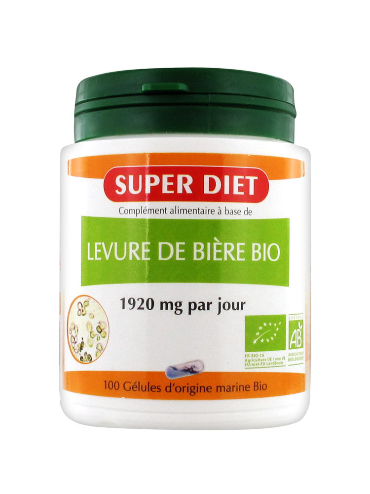 Super Diet Organic Brewers Yeast 100 Capsules