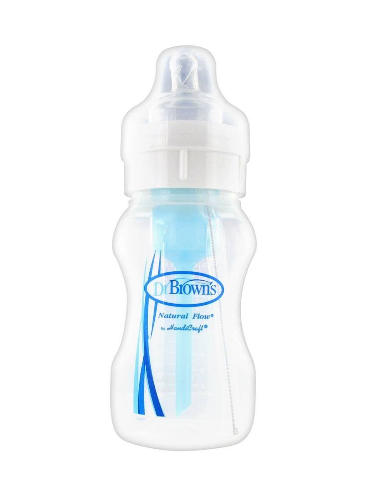 Dr Brown's Large Neck Natural Flow Baby Bottle 240ml Low Price Here