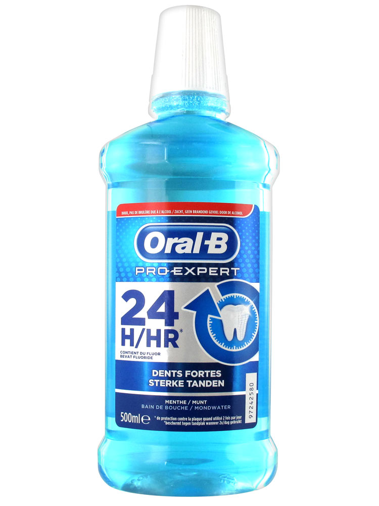 Oral-B Pro-Expert Bain De Bouche Dents Fortes 500 Ml - Prix Bas Ici