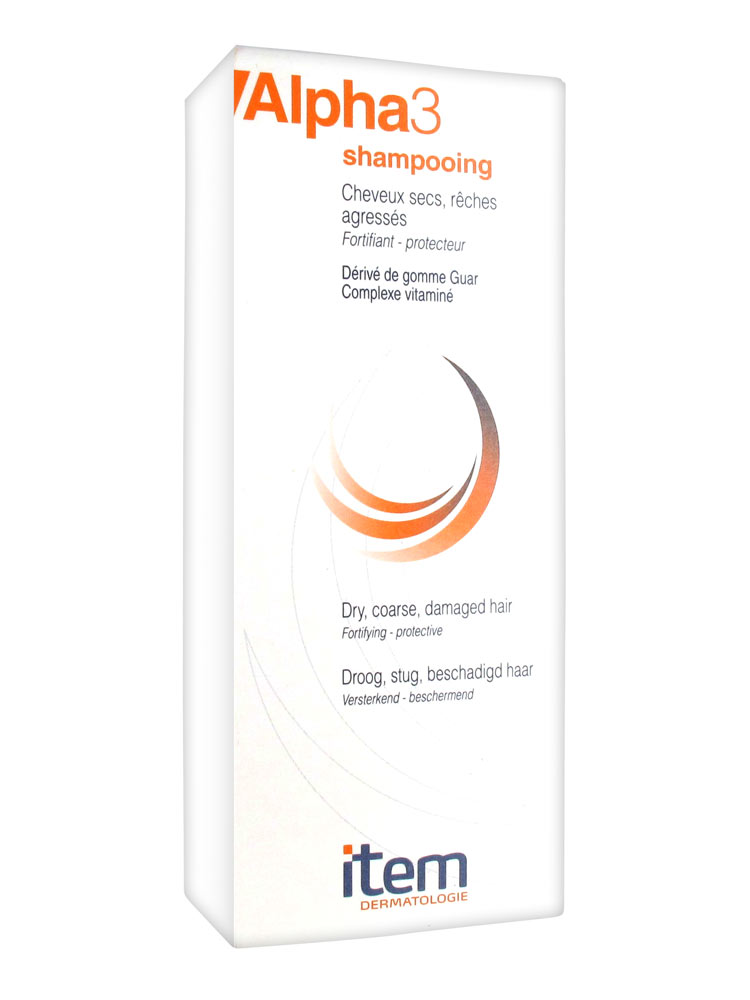 Item Dermatologie Shampoing Alpha3 Cheveux Secs Rêches Agressés 200 ml