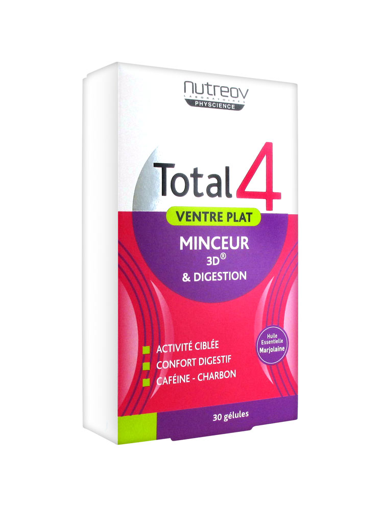 Nutreov Total 4 Flat Stomach Slimness 3D 30 Capsules | Low Nutreov Total 4 Flat Stomach Slimness 3D 30 Capsules | Low