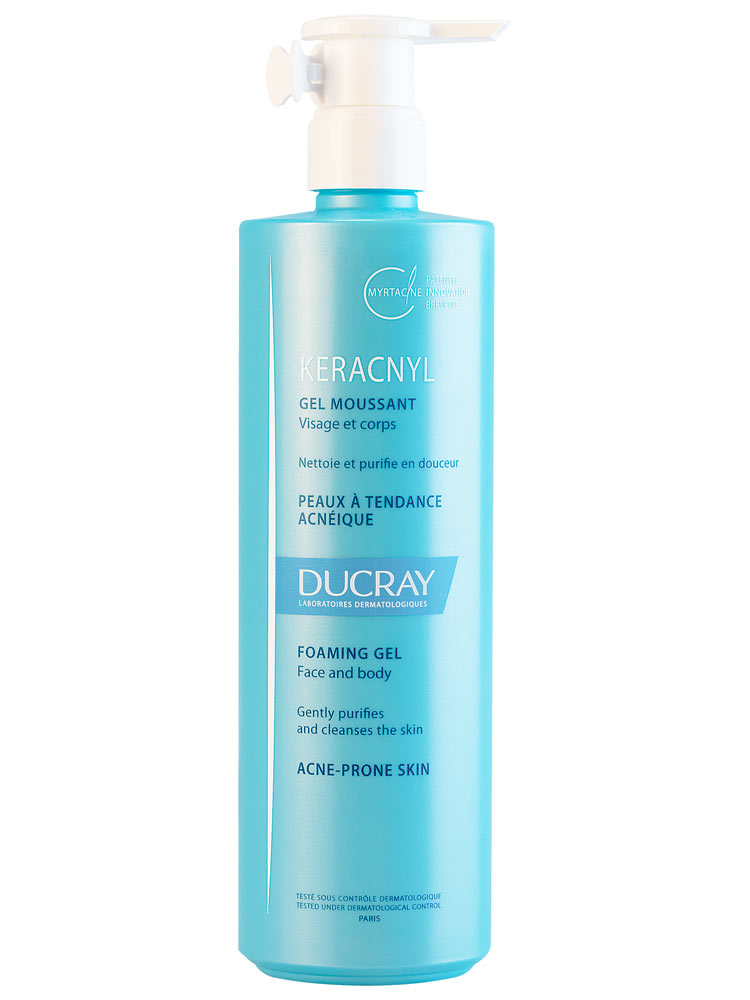 Ducray Keracnyl Gel Espumoso Cara Y Cuerpo 400 Ml