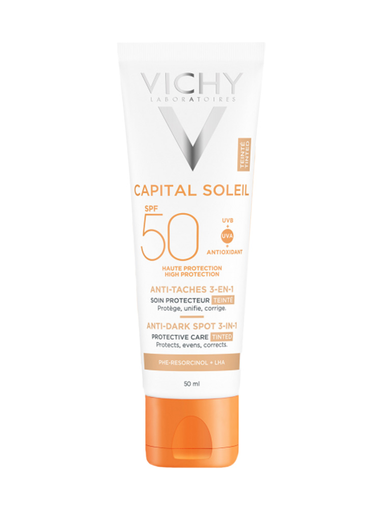 Vichy Idéal Soleil Anti Spot Getönt 3 in 1 SPF 50 50 ml