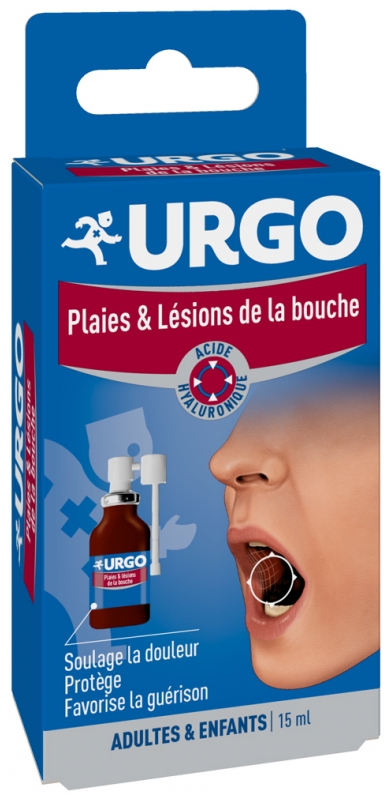 Urgo Oral Spray Mouth Wounds And Injuries Ml