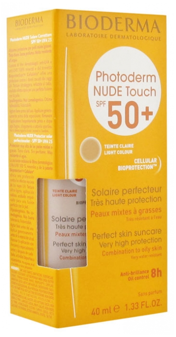 Bioderma Photoderm Nude Touch SPF 50 Teinte Claire 40 Ml