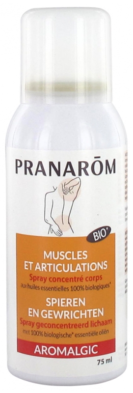 Pranarôm Aromalgic Spray Muscles et Articulations Bio 75 ml