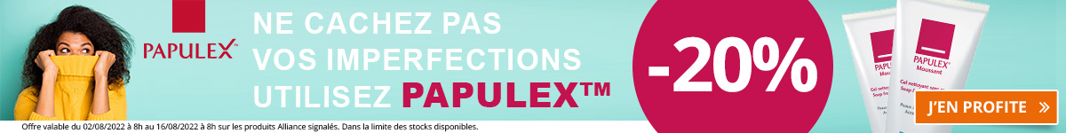 -20% sur la gamme Alliance Papulex