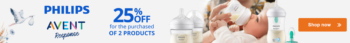 25% off on all the Avent products