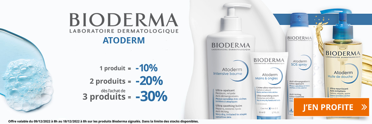 -10% sur la gamme Bioderma Atoderm