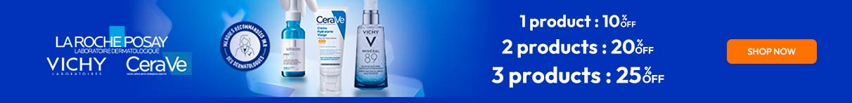 La Roche-Posay, Vichy, CeraVe