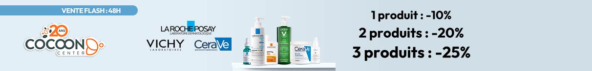 La Roche-Posay, Vichy, CeraVe