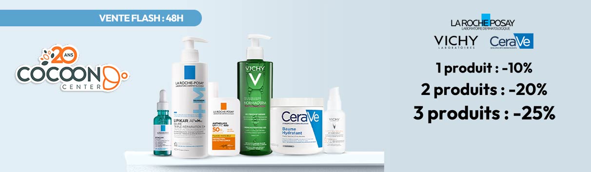 La Roche-Posay, Vichy, CeraVe