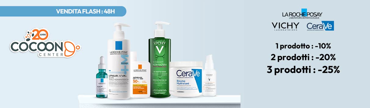 La Roche-Posay, Vichy, CeraVe