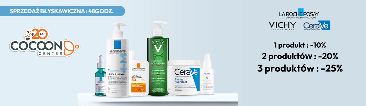 La Roche-Posay, Vichy, CeraVe