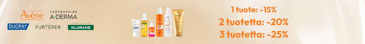 Avène, Aderma, Ducray, Klorane, René Furterer