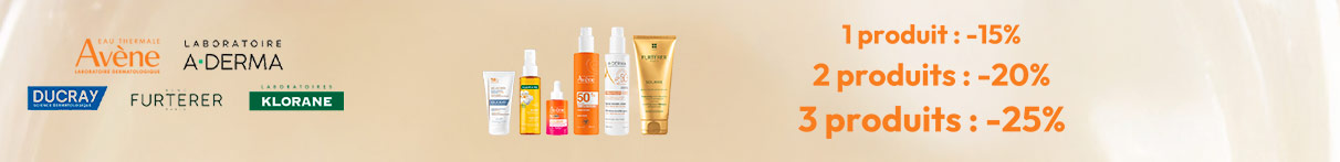 Avène, Aderma, Ducray, Klorane, René Furterer