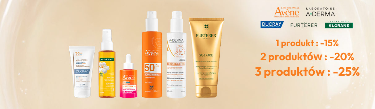 Avène, Aderma, Ducray, Klorane, René Furterer
