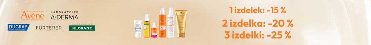 Avène, Aderma, Ducray, Klorane, René Furterer