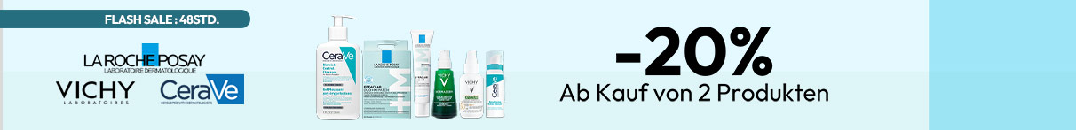 La Roche-Posay, Vichy, CeraVe