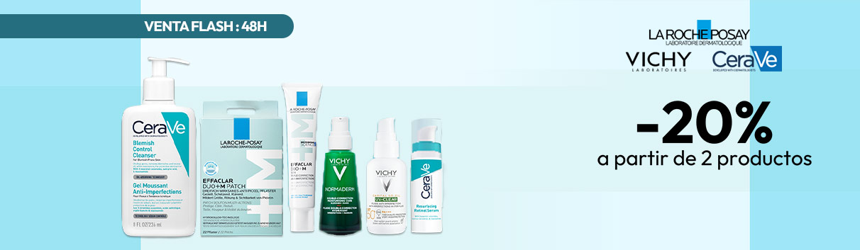 La Roche-Posay, Vichy, CeraVe