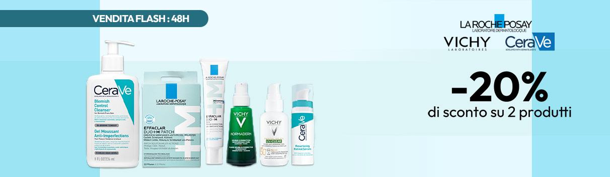 La Roche-Posay, Vichy, CeraVe