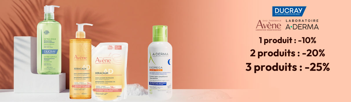 Avène, Aderma, Ducray