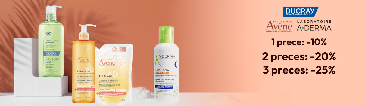 Avène, Aderma, Ducray