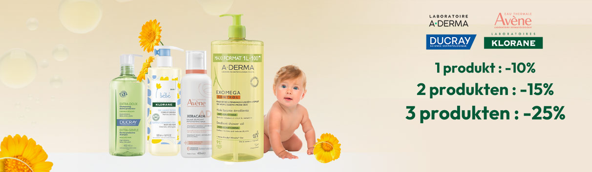 Avène, Aderma, Ducray, Klorane