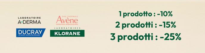 Avène, Aderma, Ducray, Klorane