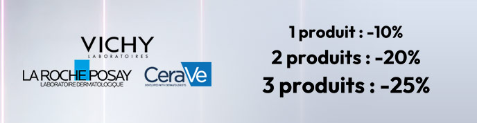 La Roche-Posay, Vichy, CeraVe