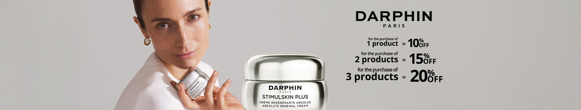 10% off on all the Darphin products