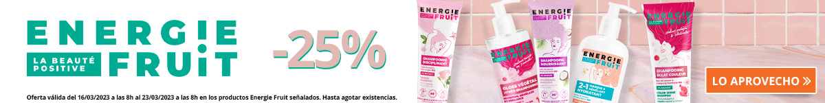-25% en todos los productos Energie Fruit