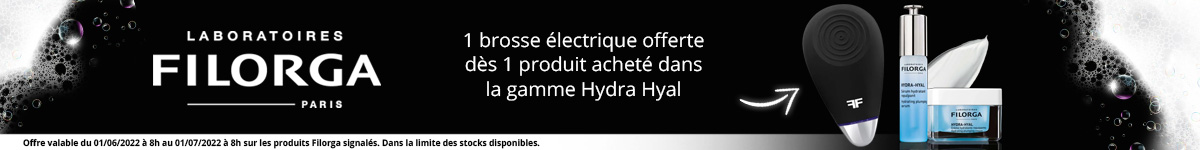 1 produit Filorga HYDRA-HYAL acheté = 1 Filorga Brosse Nettoyante Électrique OFFERT